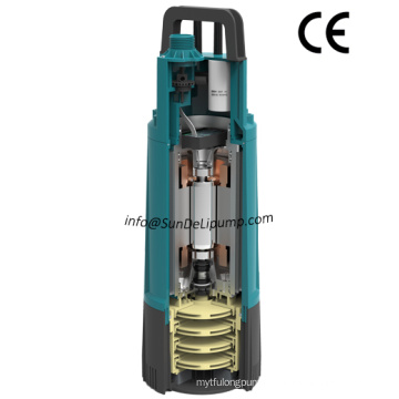 Automatic Start and Stop High Pressure Big Flow Multistage Impeller Garden Submersible Pump with Inner Pressure Switch